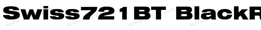 Swiss721BT BlackRoun字体转换